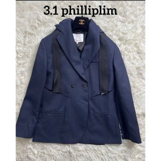 3.1 Phillip Lim  ゴールドラメ テーラードジャケットレディース