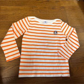 プチバトー(PETIT BATEAU)のPETIT BATEAU ボーダー　カットソー　110(Tシャツ/カットソー)