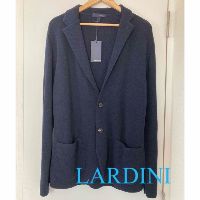 お値段交渉◎大人気♡ LARDINI ニットジャケット ネイビー タグ付き未使用