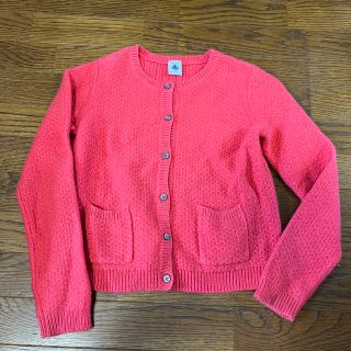 プチバトー(PETIT BATEAU)のプチバトー　カーディガン　ニット　126cm(カーディガン)