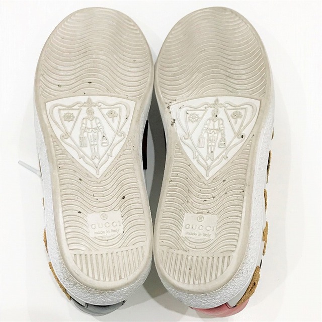 Gucci(グッチ)の[USED/中古]GUCCI グッチ スニーカー 2018 Cruise 〔エース〕エンブロイダリー付き LOVED（37） ホワイト ゴールド 37 中古 ai-tdc-003011 レディースの靴/シューズ(スニーカー)の商品写真