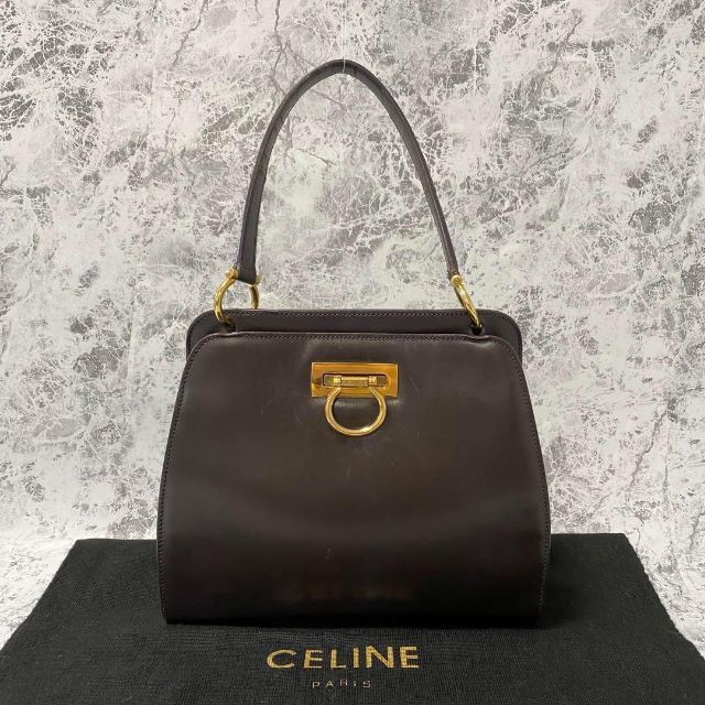 セリーヌ ガンチーニ ハンドバッグ レザー レディース CELINE 【219-05990】