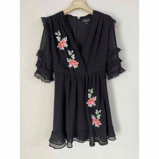 トップショップ(TOPSHOP)のTOPSHOP 花柄ワンピース(ミニワンピース)