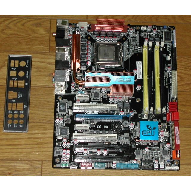 ジャンクマザボ　ASUS  P5Q-E  LGA775　Q8400付き