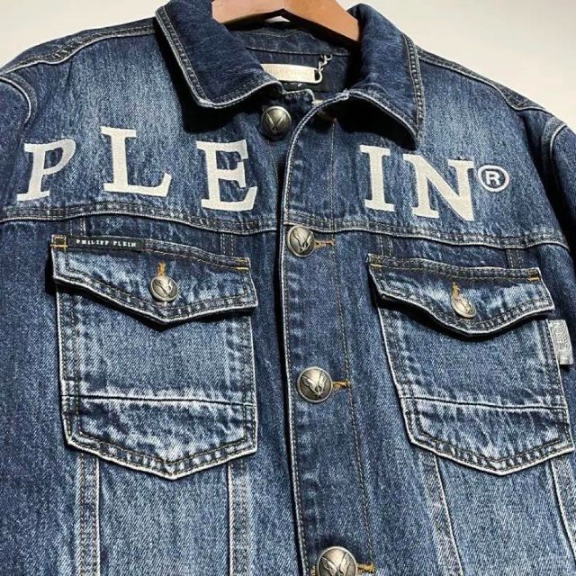 PHILIPP PLEIN】フィリッププレイン キルティングデニムジャケット