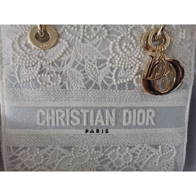 DIOR レディディオール ミディアム マクラメレース