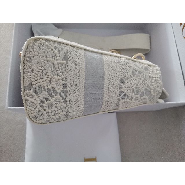 DIOR レディディオール ミディアム マクラメレース