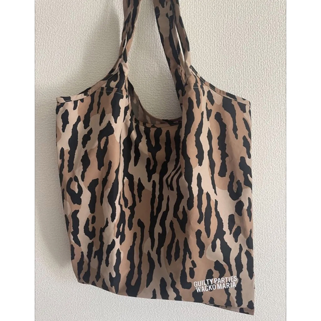 完売品WACKO MARIA LEOPARD PACKABLE TOTE BAG