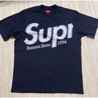 supreme インターシャスペルアウトT