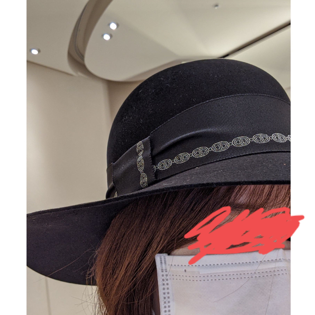 新品未使用 Hermes エルメス レディース ハット ラビットフェルト100%-