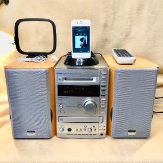 オンキヨー(ONKYO)の1866. ONKYO X-A5 (S) リモコン DOCK付き 動作確認済み(ポータブルプレーヤー)