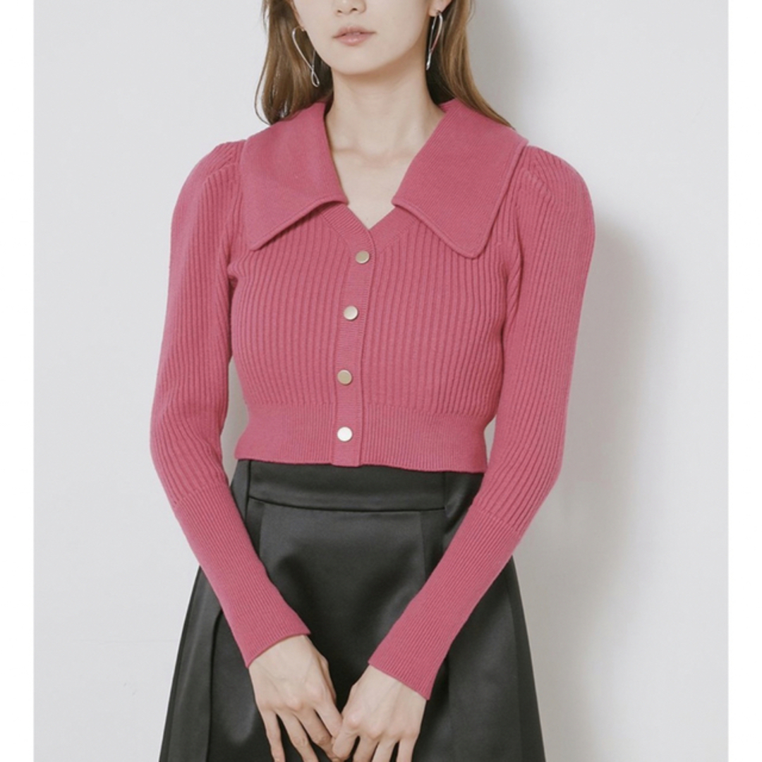 snidel スナイデル ビッグカラークロップドニットプルオーバー ピンク 新品 | フリマアプリ ラクマ 新品✨未開封✨SNIDEL スナイデル ビッグカラークロップドニットプルオーバー