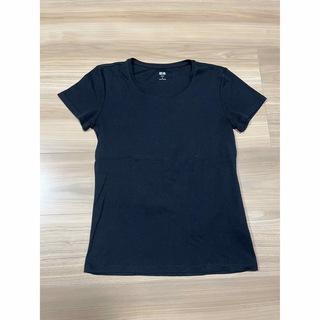 ユニクロ(UNIQLO)の値下げ　UNIQLO tシャツ　黒(Tシャツ(半袖/袖なし))