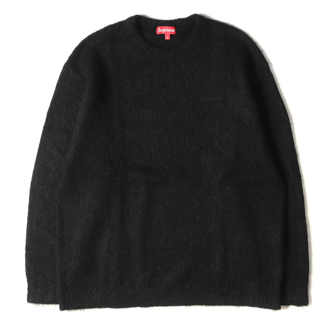 Supreme シュプリーム モヘアニット クルーネック セーター Mohair Sweater 22AW ブラック 黒 XL トップス 長袖 【メンズ】