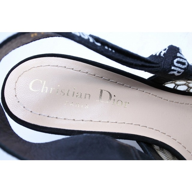 [USED/]Dior ディオール パンプス JA'DIOR メッシュパンプス スエード MT121736 ブラック 36  ai-tdc-002978
