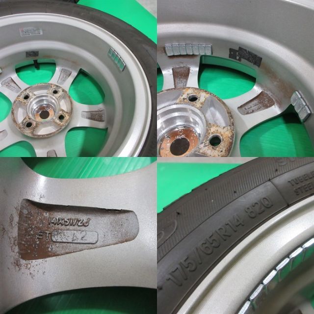 限定数のみ サクシード 175/65R14 2020年バリ山スタッドレス パッソ