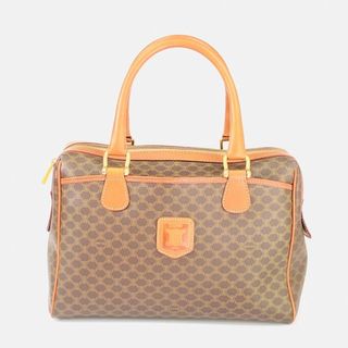 セリーヌ(celine)の[USED/中古]CELINE セリーヌ ボストンバッグ ハンドバッグ マカダム柄 ミニボストン ヴィンテージ トートバッグ ブラウン 中古 ai-tdc-003300-4e(ボストンバッグ)