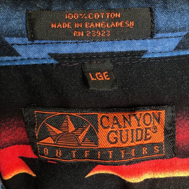 ウェスタン シャツ　長袖   CANYON GUIDE　※説明 、実寸サイズ参照 メンズのトップス(シャツ)の商品写真