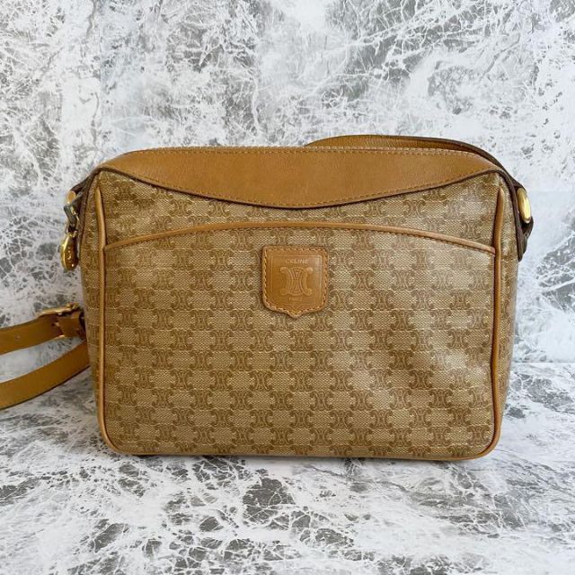 celine - 極美品 セリーヌ ショルダー バッグ マカダム トリオンフ