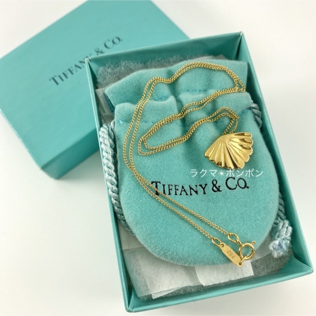 Tiffany＆Co.　ティファニー　K18 750 シェルモチーフ　ネックレス