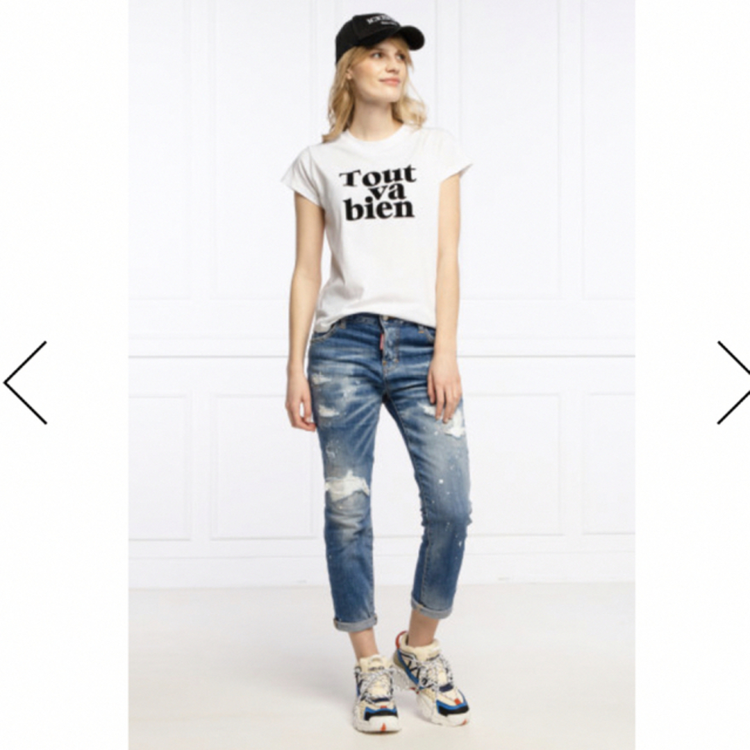 Zadig&Voltaire(ザディグエヴォルテール)のZADIG&VOLTAIRE 完売！ロゴプリントTシャツ　半袖カットソー レディースのトップス(Tシャツ(半袖/袖なし))の商品写真