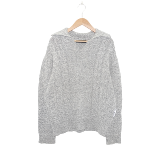ESC STUDIO CABLE KNIT SWEATER GRAY (ニット/セーター)