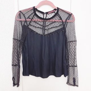 スナイデル(SNIDEL)の【人気色】肌見せが可愛い♡シースルートップス(シャツ/ブラウス(長袖/七分))