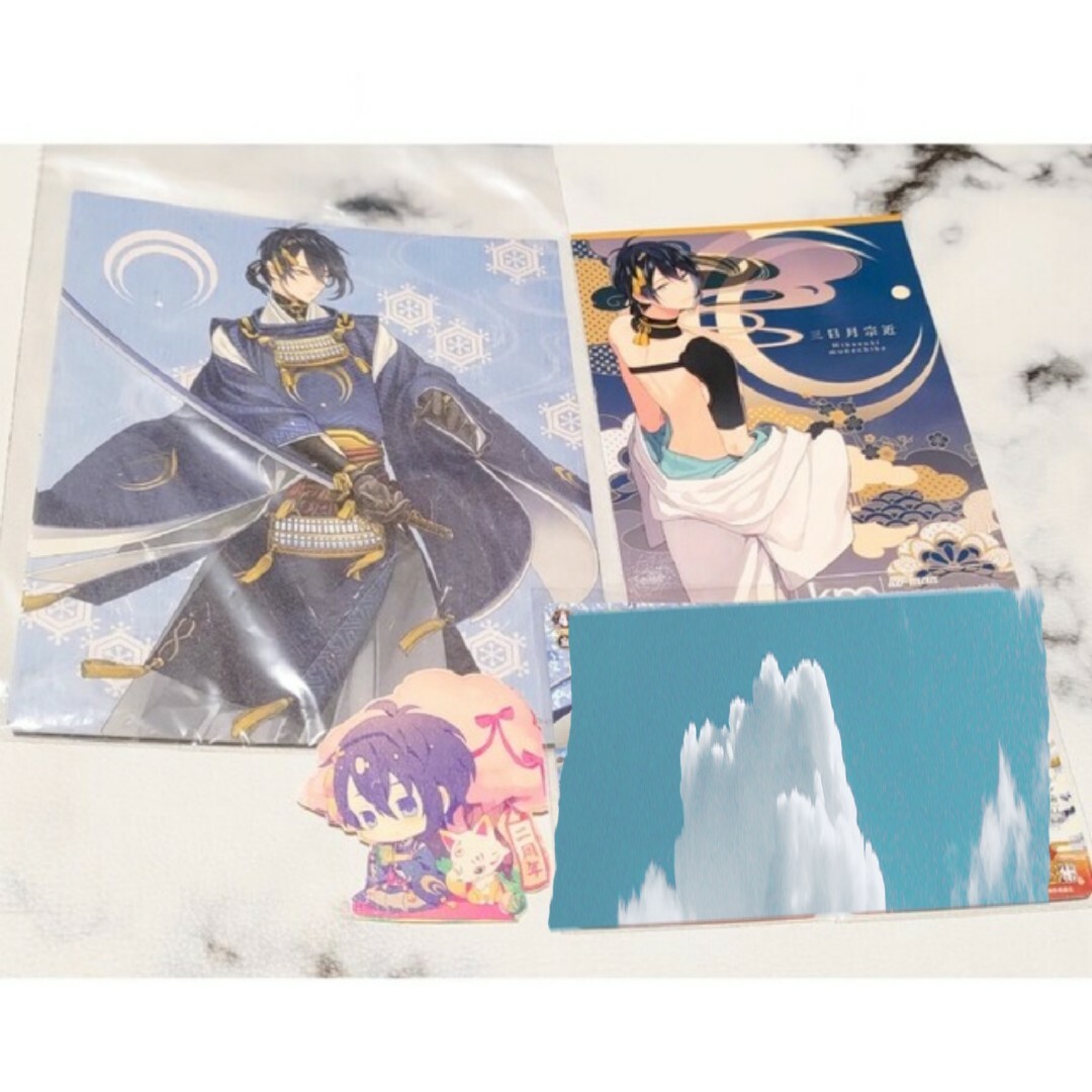 刀剣乱舞】 三日月宗近 紙類セットの通販 by アニメグッズなど|ラクマ