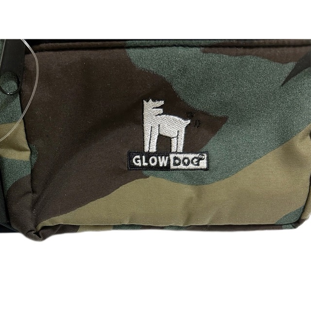 リフレクター　GLOW DOG ナイロン ウエストバッグ 新品　カモフラ 光る