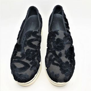 ステラマッカートニー(Stella McCartney)の[USED/中古]Stella McCartney ステラマッカートニー スニーカー ヴィンテージ 厚底スニーカー 花柄×ベロア×ブラック 黒（37） 24㎝ 中古 ai-tdc-002998(スニーカー)