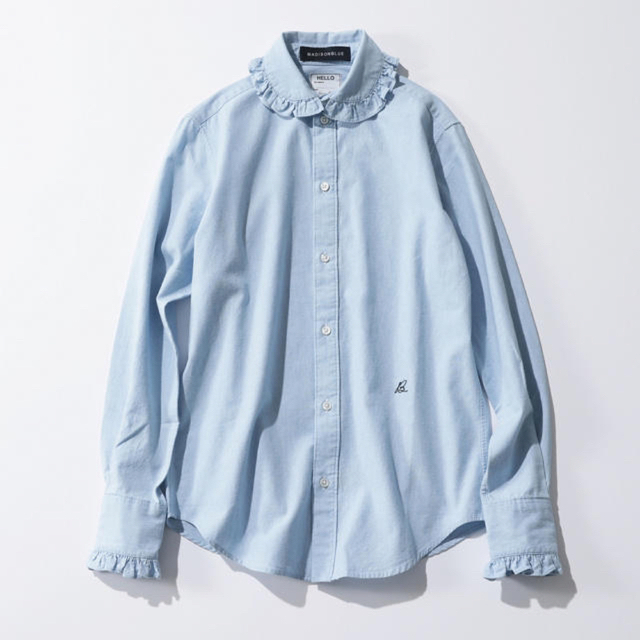 MADISONBLUE(マディソンブルー)のMADISONBLUE 【HPS別注】ROUND COLLAR FRILL レディースのトップス(シャツ/ブラウス(長袖/七分))の商品写真