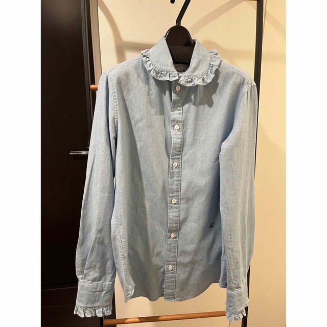 MADISONBLUE(マディソンブルー)のMADISONBLUE 【HPS別注】ROUND COLLAR FRILL レディースのトップス(シャツ/ブラウス(長袖/七分))の商品写真