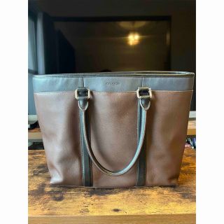 コーチ(COACH)のCOACH コーチ トートバッグ 2WAY 茶 牛革レザー 美品(トートバッグ)