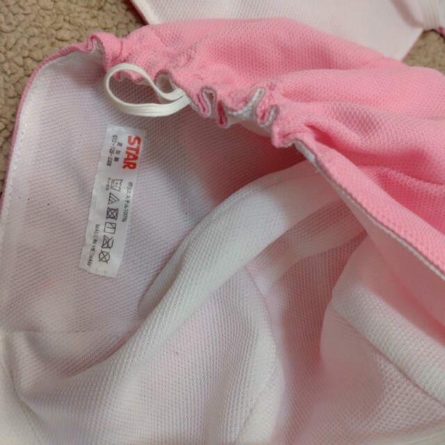 【中古】園児 カラー帽子 ピンク色 セット キッズ/ベビー/マタニティのこども用ファッション小物(帽子)の商品写真
