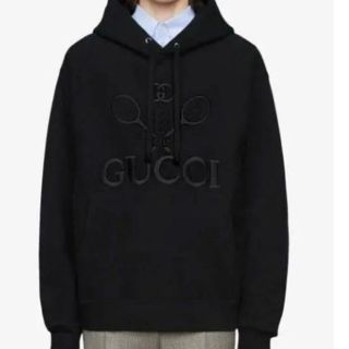 グッチ(Gucci)のGUCCI  テニス コットン スウェットパーカー フーディ (パーカー)