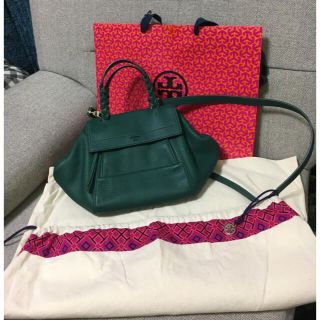 トリーバーチ(Tory Burch)のトリーバーチ♡極美品・保存袋付♡ハーフムーン　スモール　サッチェル　2way(ショルダーバッグ)