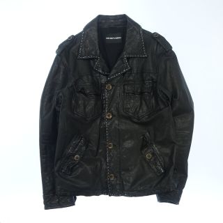 アルマーニ(Emporio Armani) レザージャケット/革ジャン(メンズ)の通販