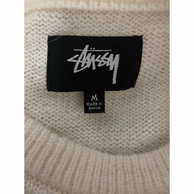 STUSSY(ステューシー)のStussy 8 Ball Spray Sweater "Ivory" メンズのトップス(ニット/セーター)の商品写真