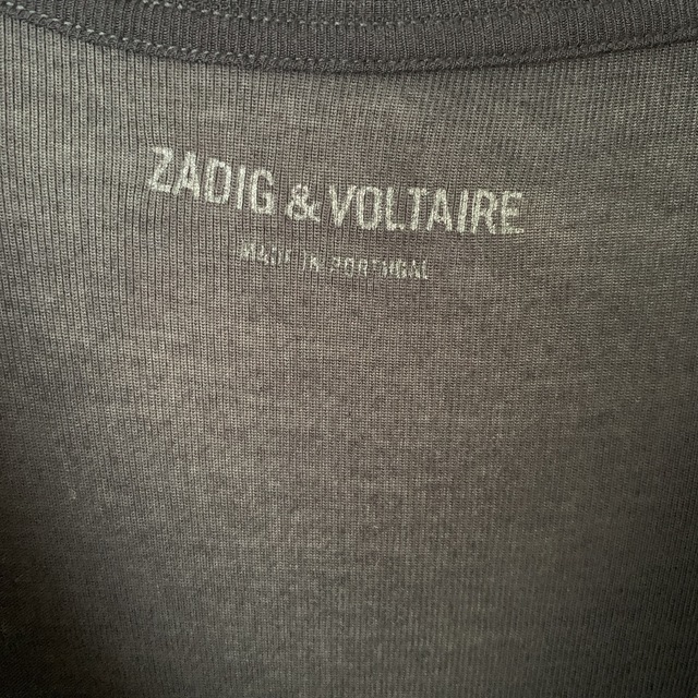 Zadig&Voltaire(ザディグエヴォルテール)のZADIG&VOLTAIRE 完売！ホイルTシャツ　艶感！半袖カットソー　 レディースのトップス(カットソー(半袖/袖なし))の商品写真