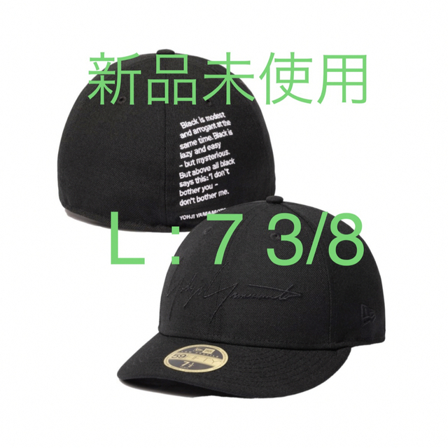 Yohji Yamamoto NEWERA ヨウジ ヤマモトcap L