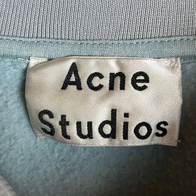 【人気デザイン】Acne Studios 首元ロゴ モックネック スウェット