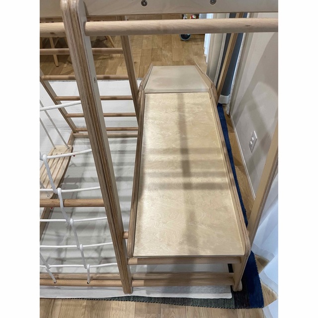 店内全品ポイント2倍!! TopCloud ジャングルジム 滑り台 木製 耐荷重60kg
