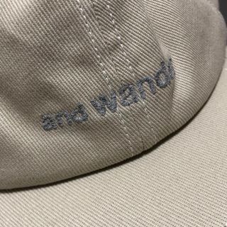 and wander - and wander/アンドワンダー cotton twill cap キャップの