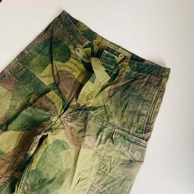 50s ベルギー軍 ブラッシュストロークカモ カーゴパンツ②後期型 男性