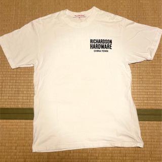 Richardson リチャードソン Tシャツ サイズ:L ワンポイント バックロゴ プリント クルーネック 半袖 Tシャツ RIM-11150-A ブラック 黒 アメリカ製 トップス カットソー ブランド【メンズ】