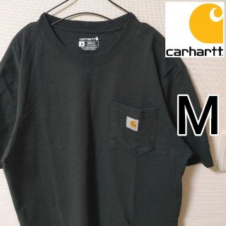 カーハート(carhartt)のcarhartt 黒 カットソー 半袖Tシャツ カーハート メンズ M ポケット(Tシャツ/カットソー(半袖/袖なし))