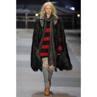 saint laurent paris 13aw ニークラッシュデニム | www.jarussi.com.br