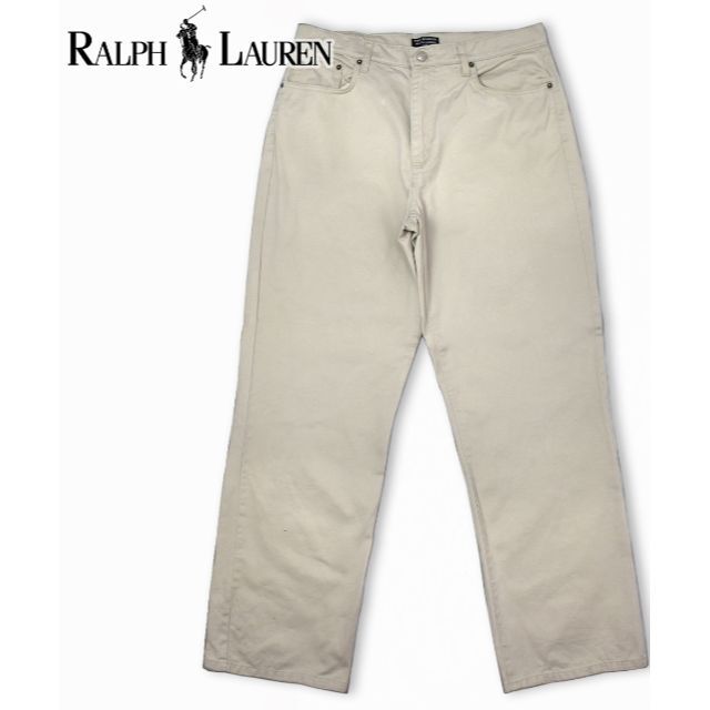 POLO RALPH LAUREN(ポロラルフローレン)のPOLO JEANS CO. ポロ ジーンズ カンパニー コットンパンツ W34 メンズのパンツ(チノパン)の商品写真