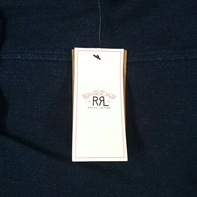 RRL ダブルアールエル インディゴ ヘリンボーン ベスト インディゴ