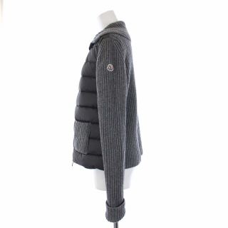 MONCLER - モンクレール ダウン切替 ニットカーディガン 長袖 ジップ